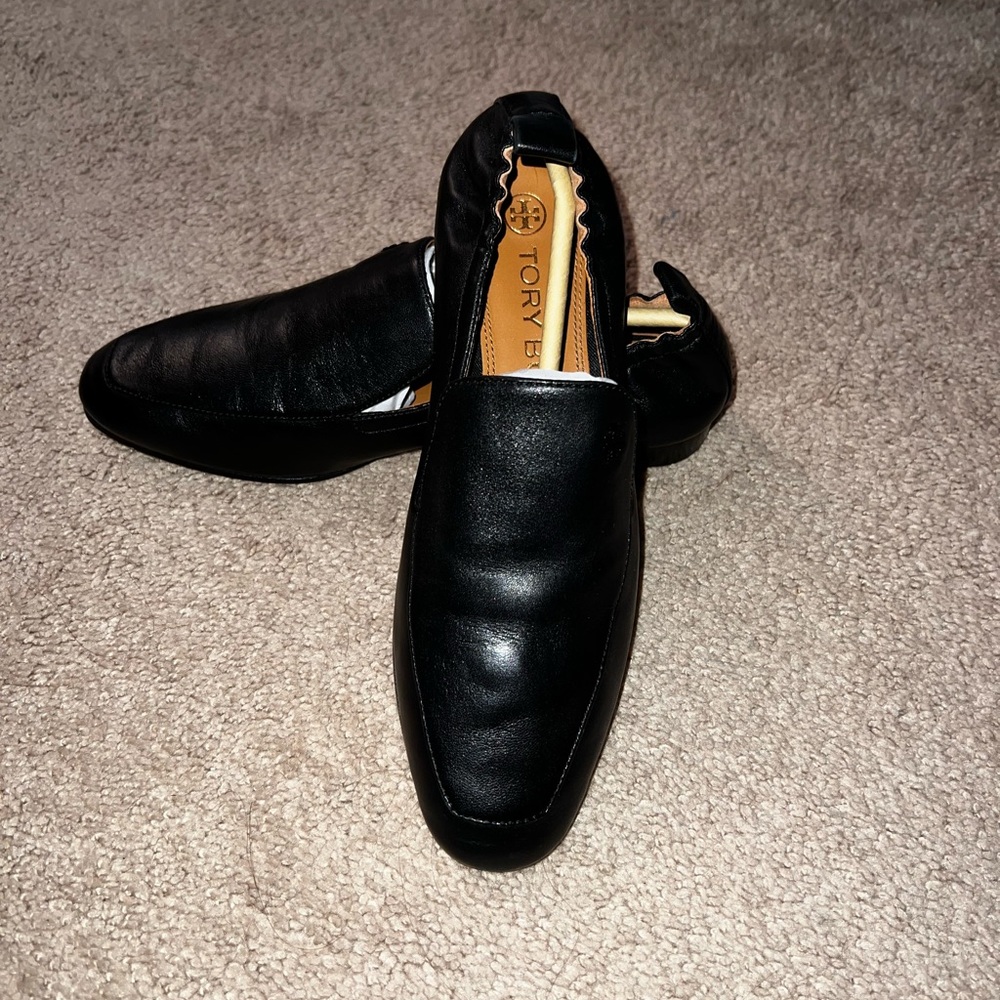 Tory Burch Black Loafers